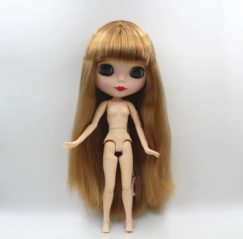 Блит куклы с коричневые локоны и челкой кожи белой плоти 19 ню 1/6 подходит в