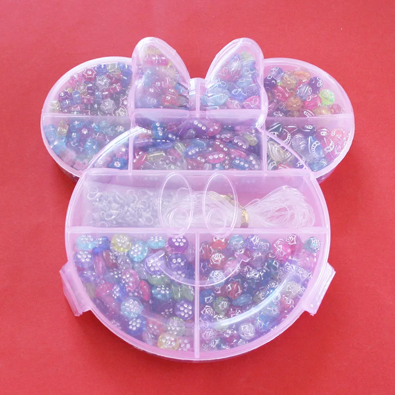 Набор пластиковых акриловых бусин DIY аксессуары для девочек игрушки