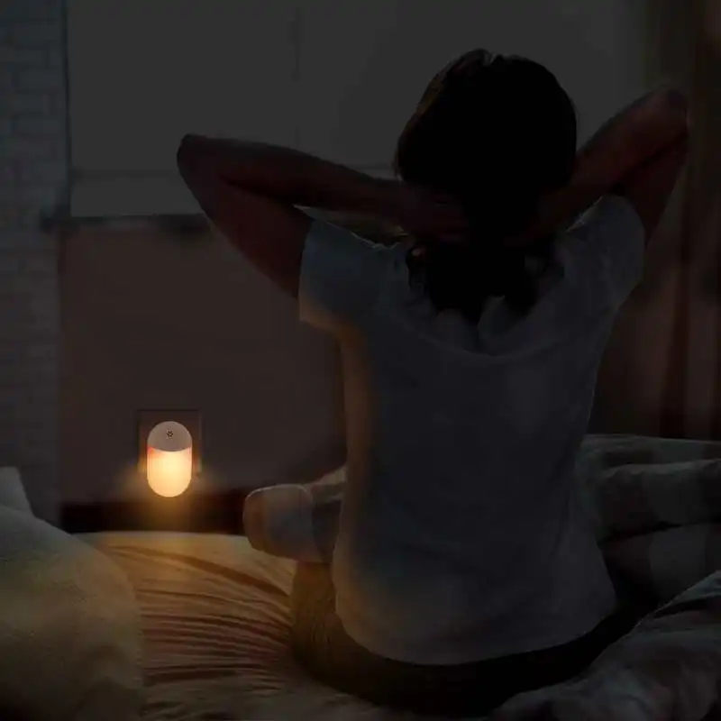 

SZYOUMY Plug-in LED Night Light Anto Sensor Wall Light Warm White for Stairs Bedroom Warehouse Cabinet Bedside Hallway