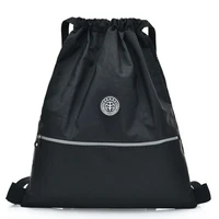 school drawstring backpack for teenage girls nylon mochila feminine backpack women solid famous casual female bagpack