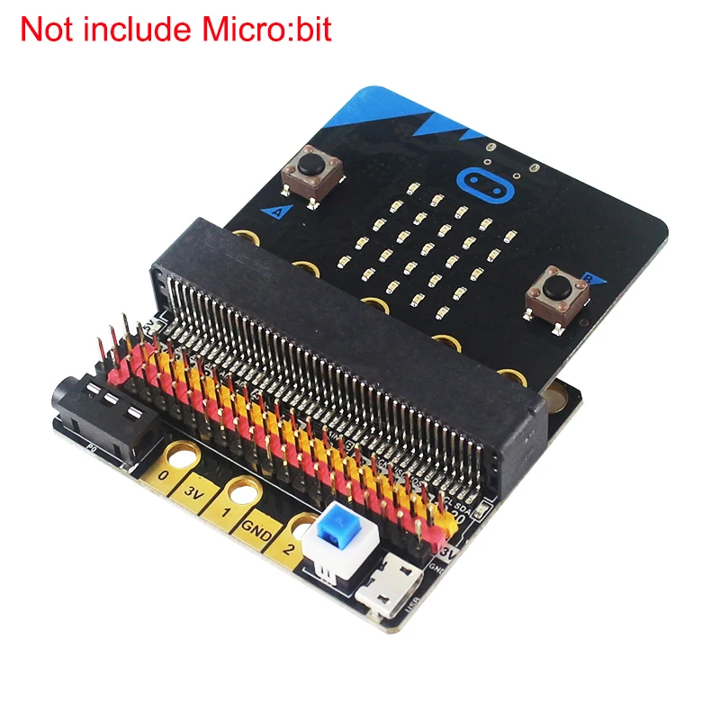 Обновленная Плата расширения IOBIT V2.0 для BBC Micro: bit GPIO обучения программированию