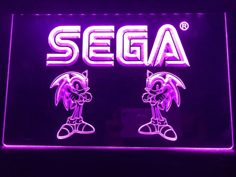 R065 sega светодиодный неоновый светильник знаки