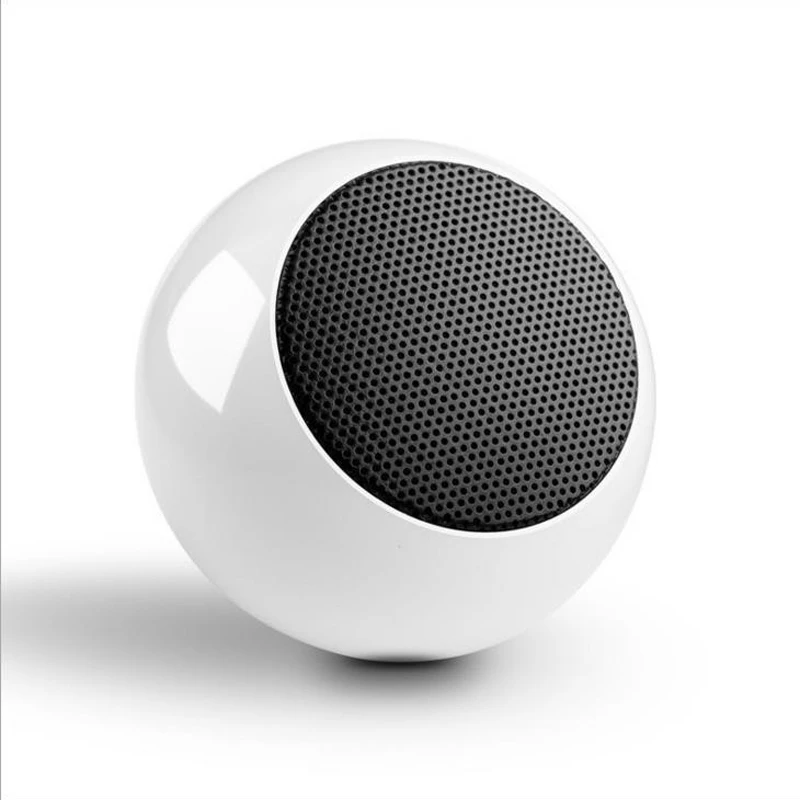 Soulusic BM3D Мини Портативный беспроводной Bluetooth динамик металлический стерео громкий динамик с микрофоном сабвуфер MP3 музыкальный плеер для телефона - Цвет: White
