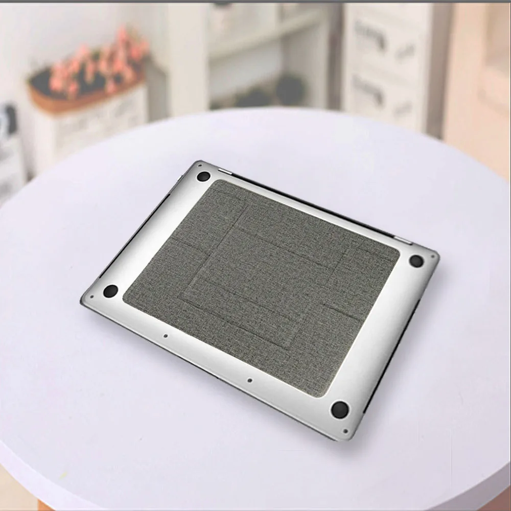 Light Grey Невидимая подставка для ноутбука, складная Эргономичная подставка для Macbook air pro, охлаждающая Портативная подставка для компьютера, планшета, легкая подставка - Цвет: Light Grey