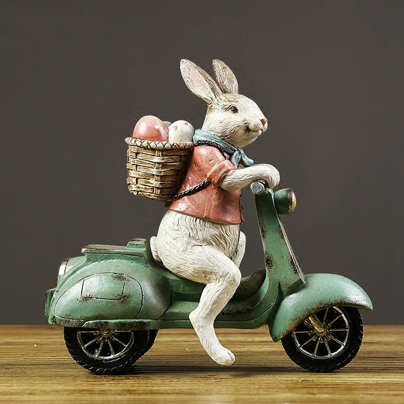 

Creative Cute Rabbit Accessories Living Room Wine Cabinet Furniture Crafts Accessories Wedding Gifts Home Decoration Accessories