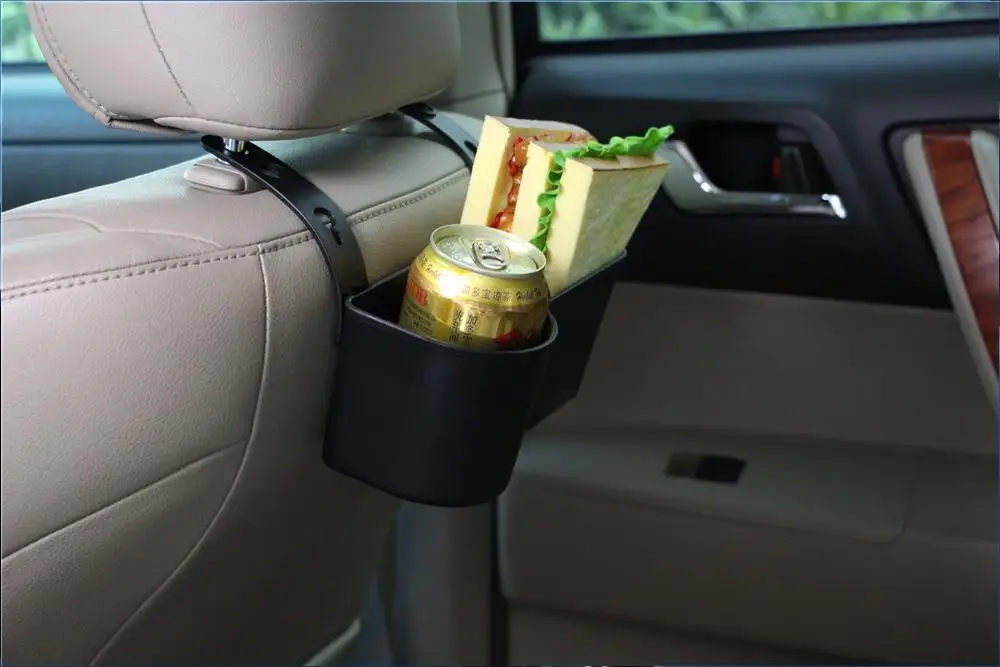 General Car Headrest Seat Back Mount Organizer Cup Drink Holder Storage Box For KIA Rio K2 K3 K5 K4 KX5 Cerato Soul Forte Sport |