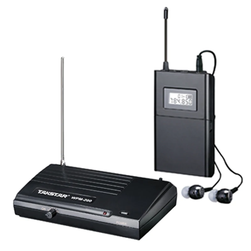 Бесплатная доставка Takstar WPM-200 UHF Беспроводной Монитор Беспроводные Наушники и
