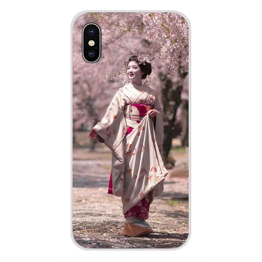 Аксессуары чехлы для телефонов Maiko Henshin japanese Geisha girl Motorola Moto X4 E4 E5 G5 G5S G6 Z Z2 Z3 G3 G2 C Play