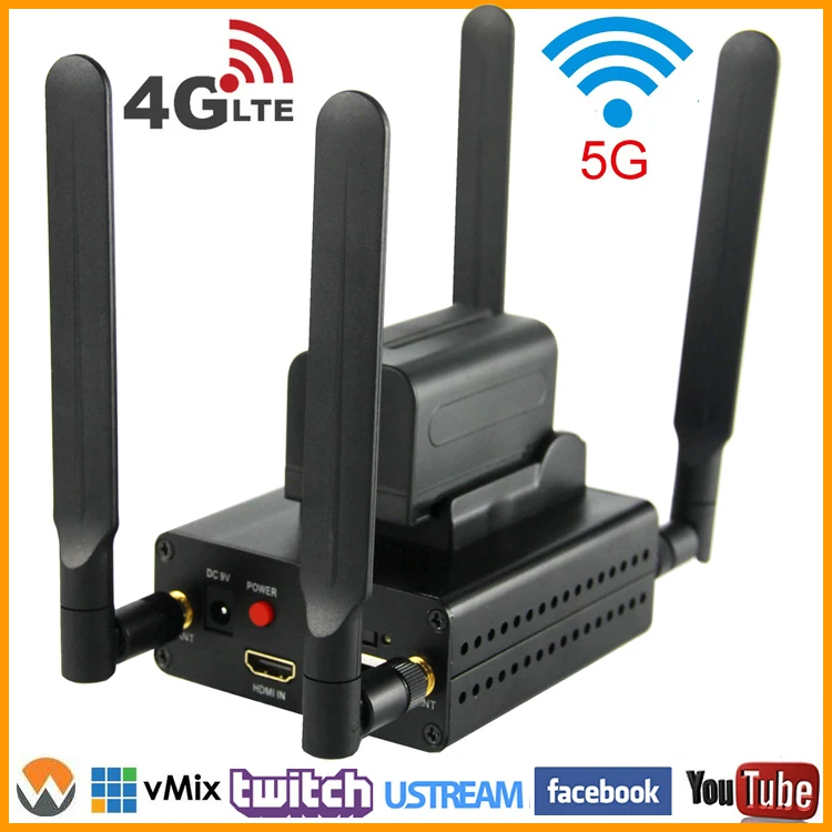 4G LTE HDMI To IP HD Video Encoder H.264 Live Streaming RTMP Transmitter WiFi | Электроника