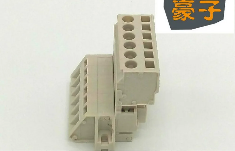 Соединительная клемма PCB с двойным разъемом питания пружинного типа стыковое