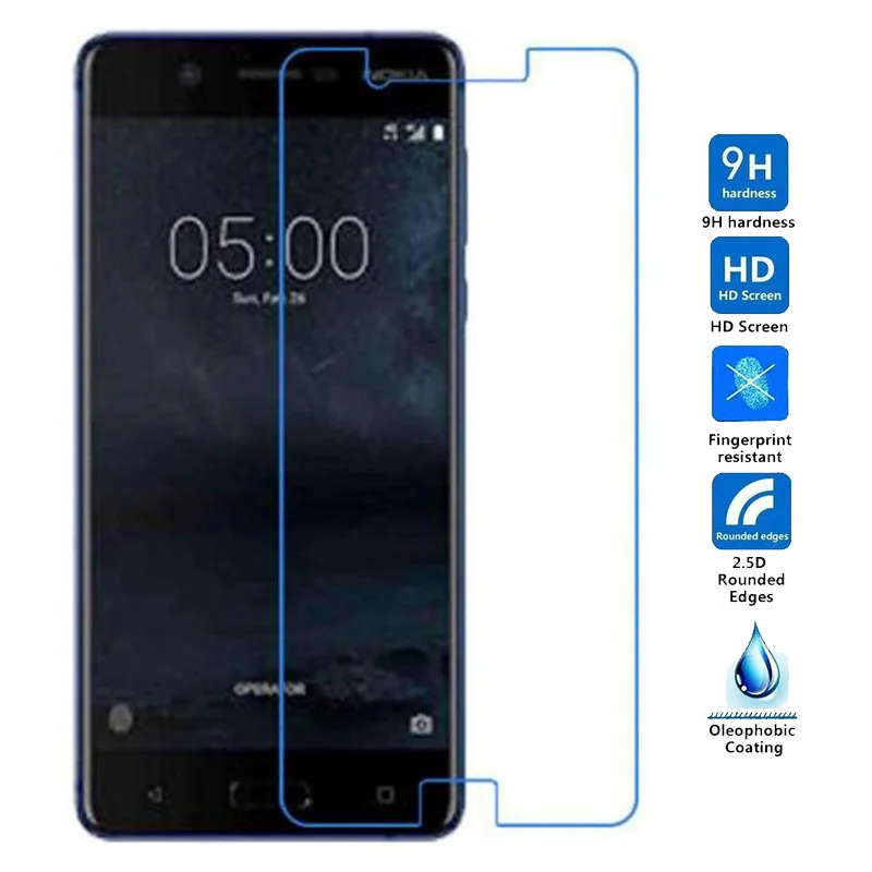 9H 2.5D защитная пленка закаленное стекло для Nokia 5 3 Защита экрана защитный