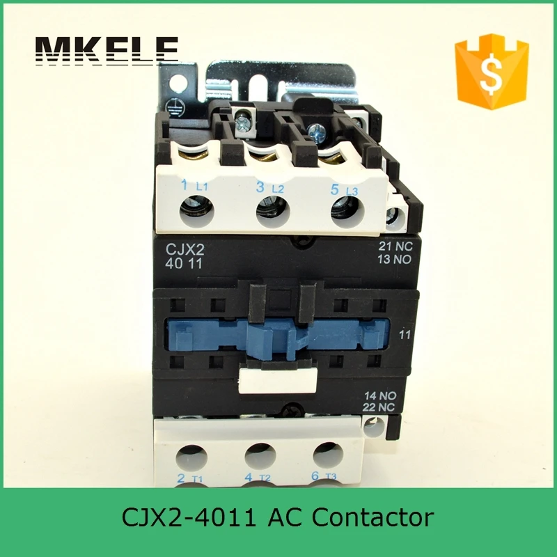 CJX2-4011 40A Номинальный ток 3P + NO NC 85% серебряные контакты telemecx3 контактор