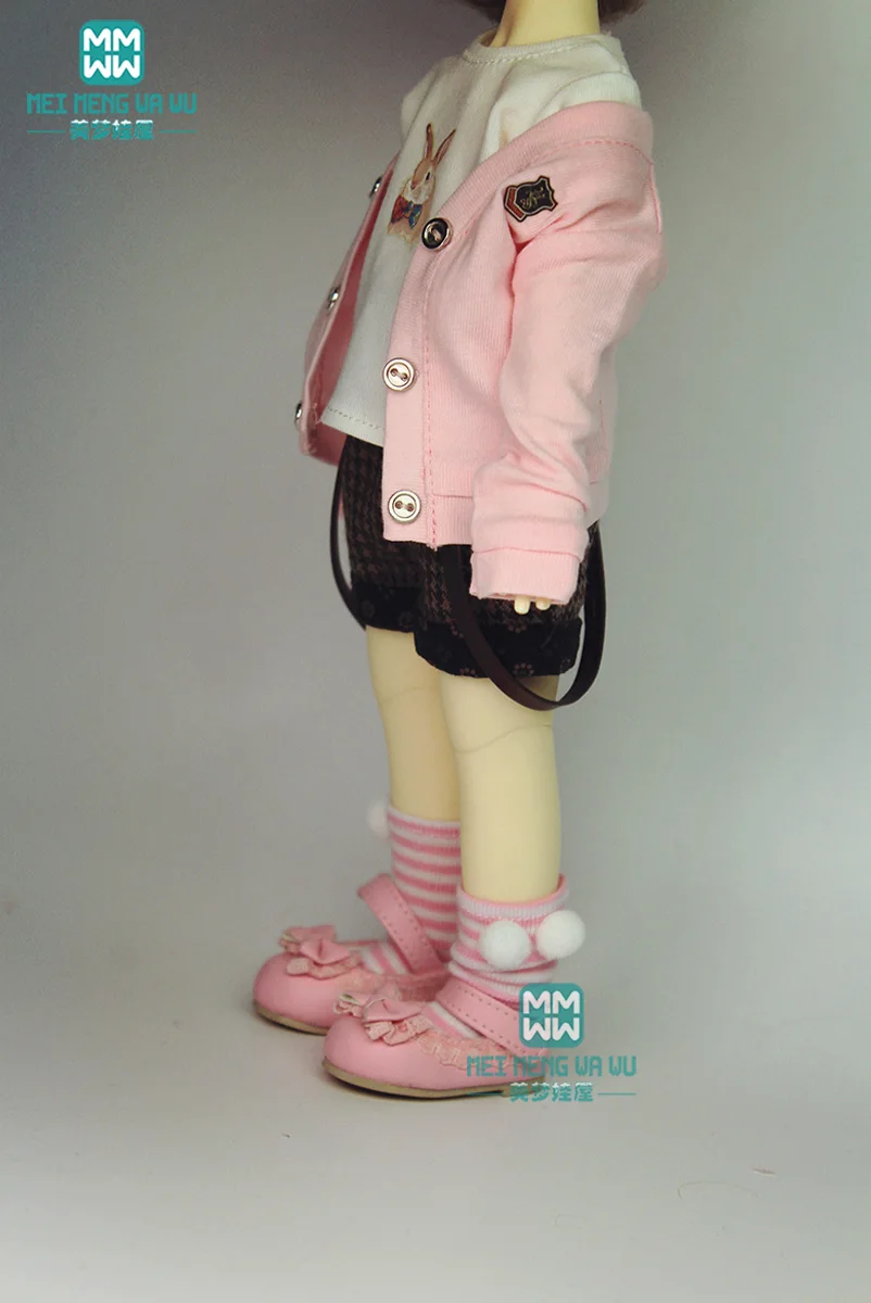 Кукольная одежда BJD подходит для 27-30 см 1/6 модный розовый костюм студентов