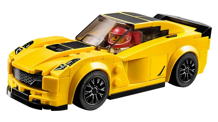 Decool R8 R18 GT Z06 Vitesse voiture de Course Jouet pour cadeaux Blocs construction FIT Technic Ville 75871 | Игрушки и хобби