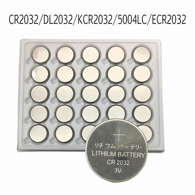 50 шт. CR2032 кнопочные батареи BR2032 DL2032 ECR2032 литиевая батарея 3 в CR 2032 для часов Электронные игрушки дистанционного управления