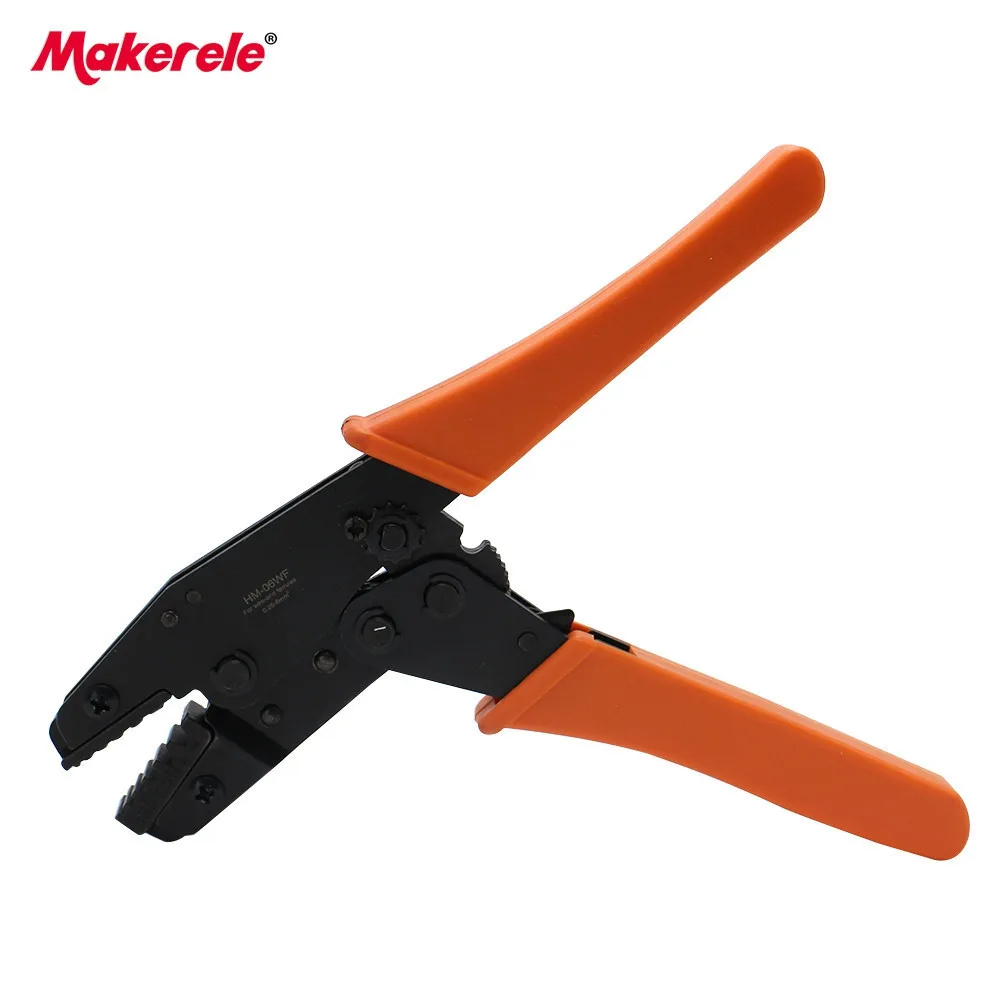 

Ratchet wire crimping tool HM-06WF pliers 0.25-6.0mm2 electrical lug crimper tool for terminal crimper cable crimping tool
