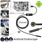 Камера-Эндоскоп JCWHCAM с объективом 5,5 мм, Android, OTG, USB, 1 м, 2 м, 3,5 м, 5 м