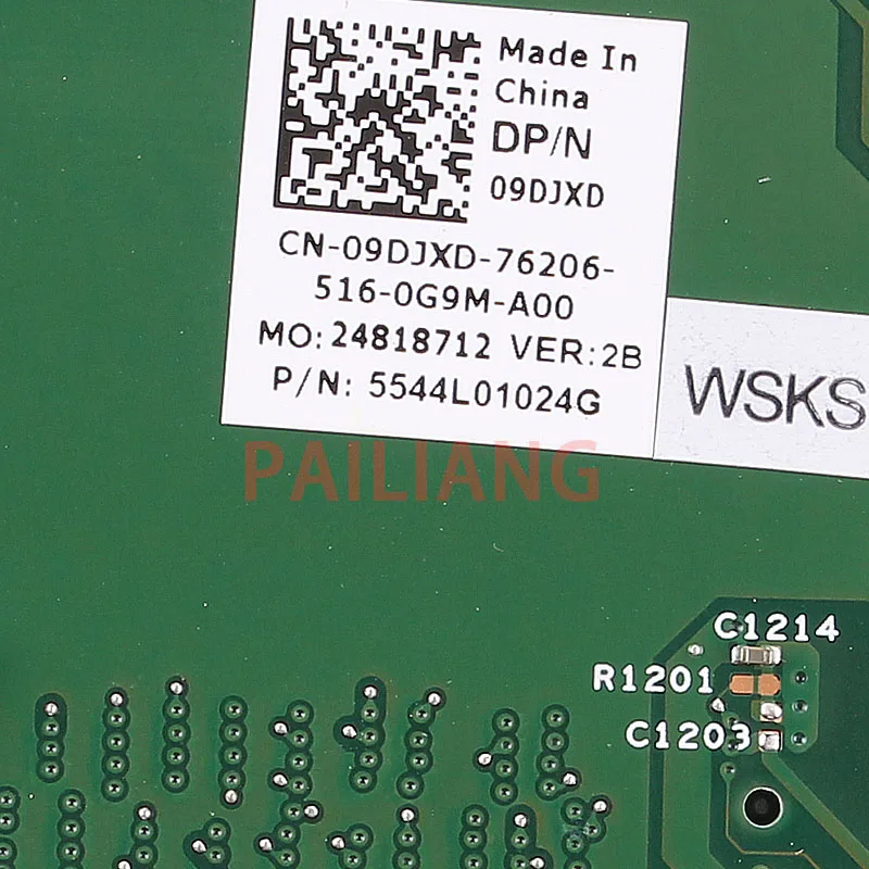 PAILIANG материнская плата для ноутбука Dell Inspirion 3437 5437 PC 2955U CN-09djxd 09djxd tesed DDR3 |