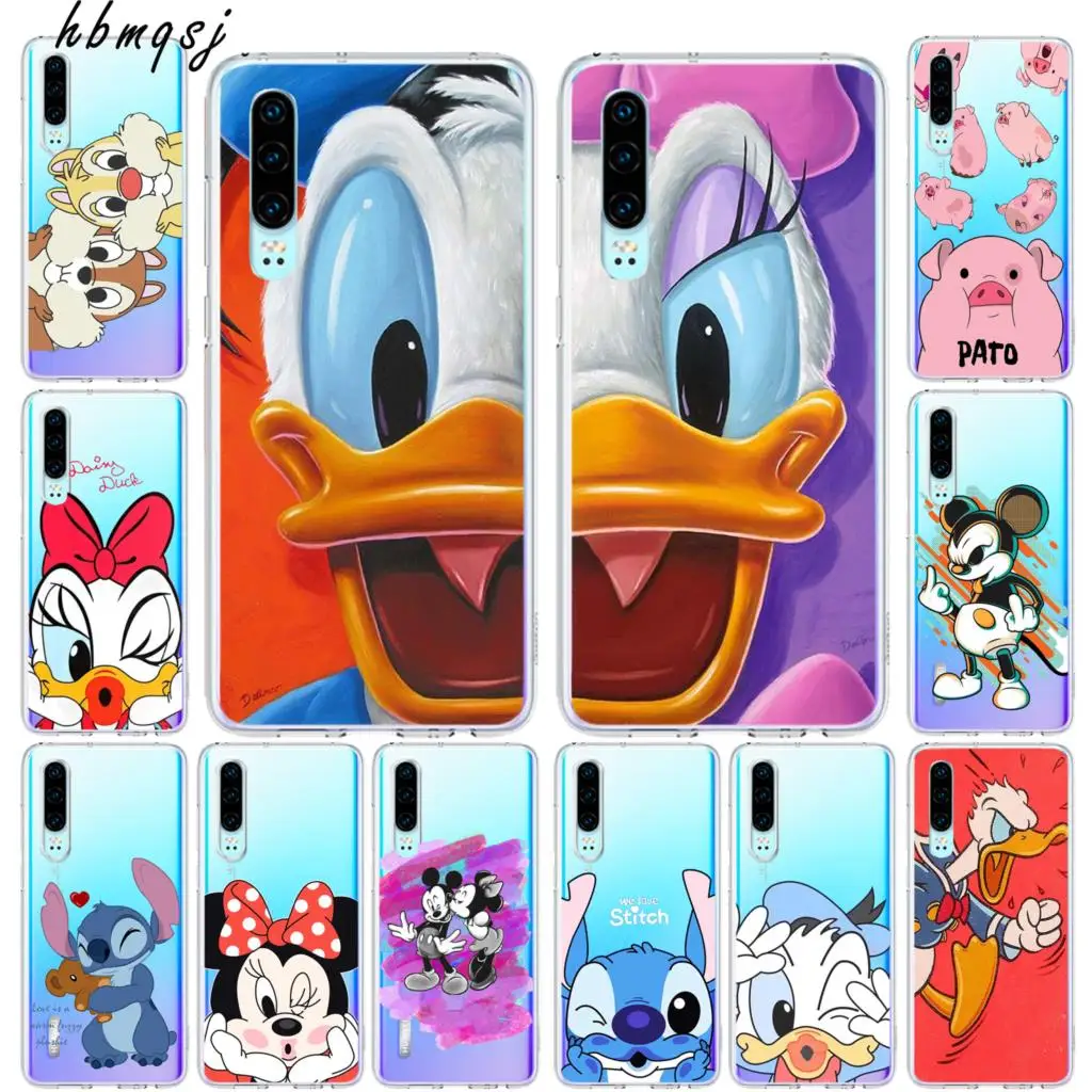 Милый чехол для huawei p30 lite Стильный с изображением Микки из мультфильма