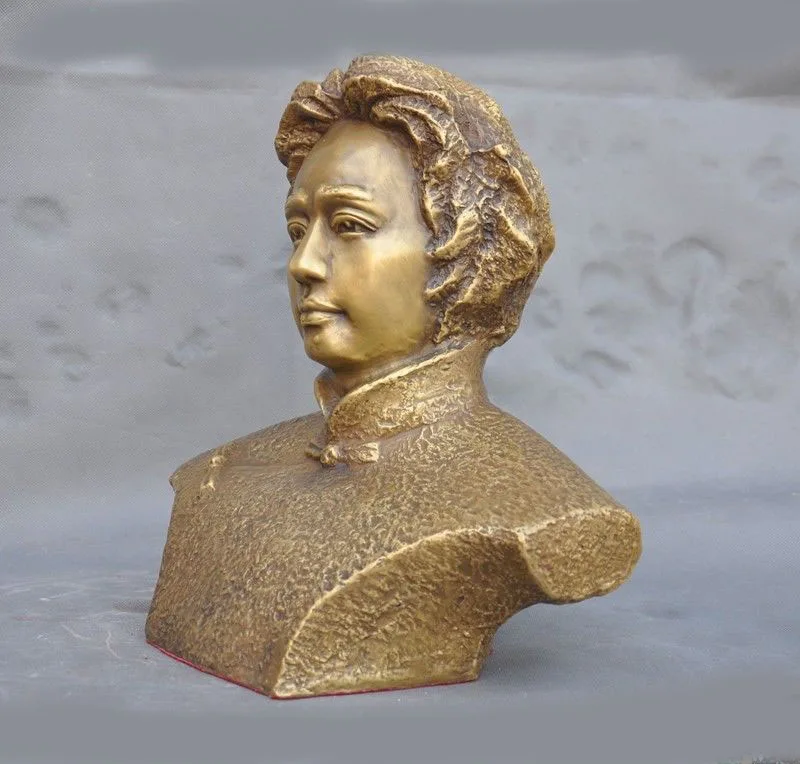 

wedding decoration Chinese brass juvenile Famous Great leader Mao ZeDong MaoZeDong chairman Statue