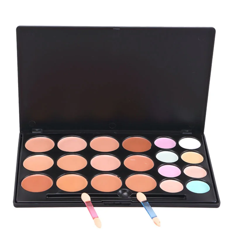 

Professional 20 Color Makeup Concealer With Brush skin bleaching Cream Face concealer Makeup Contour Palette 12pcs