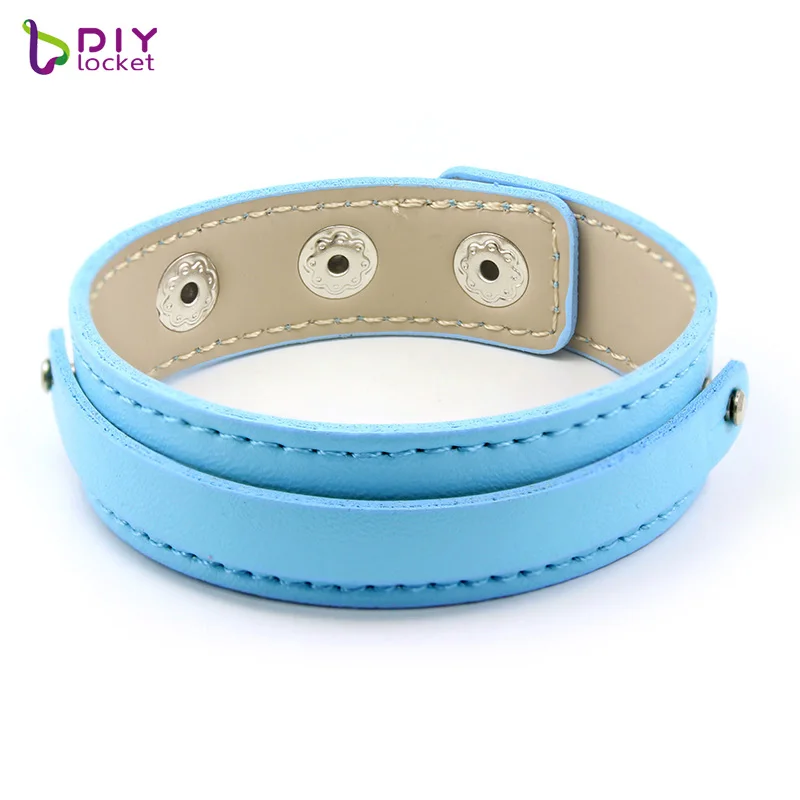 Разные цвета 18 + 8 Pu кожаный браслет подходит для Silde Charms LSBR037 * 10|Браслеты с шармами|