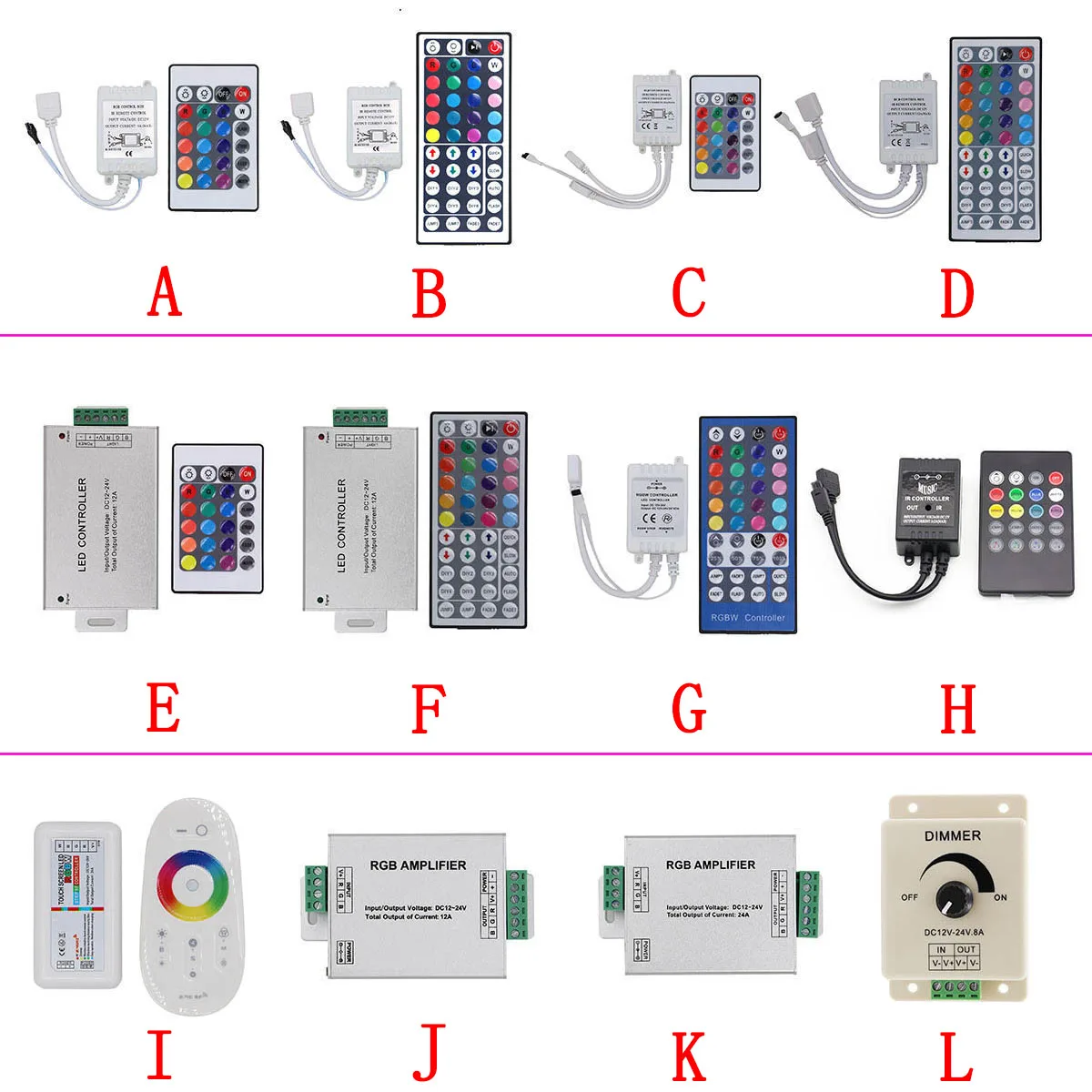 Светодиодный RGB музыкальный RF ИК беспроводный контроллер дистанционного