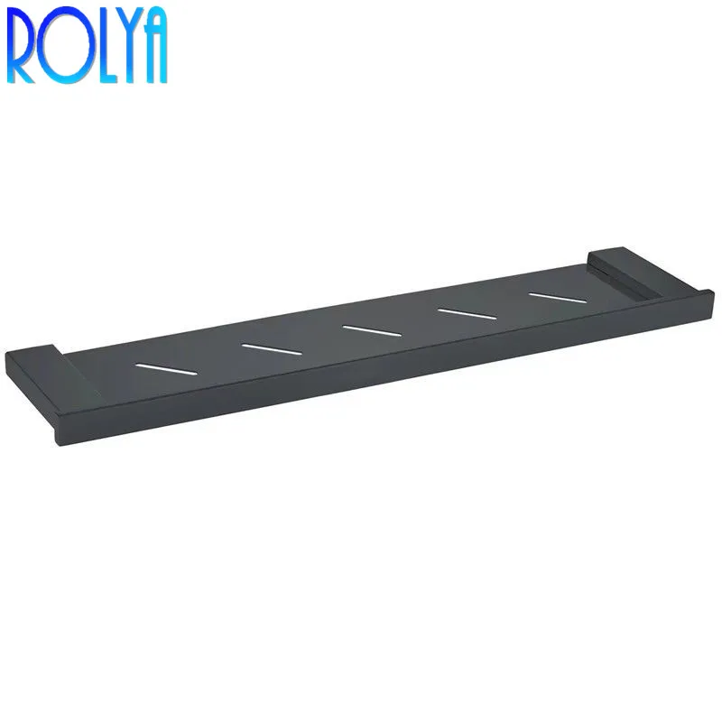 Rolya billoir Premium однорычажная матовая черная полка для ванной комнаты хранения
