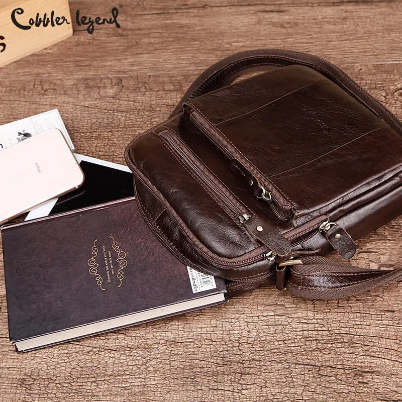 Cobbler Legend мужские сумки через плечо из 2019 натуральной кожи модные деловые тоуты