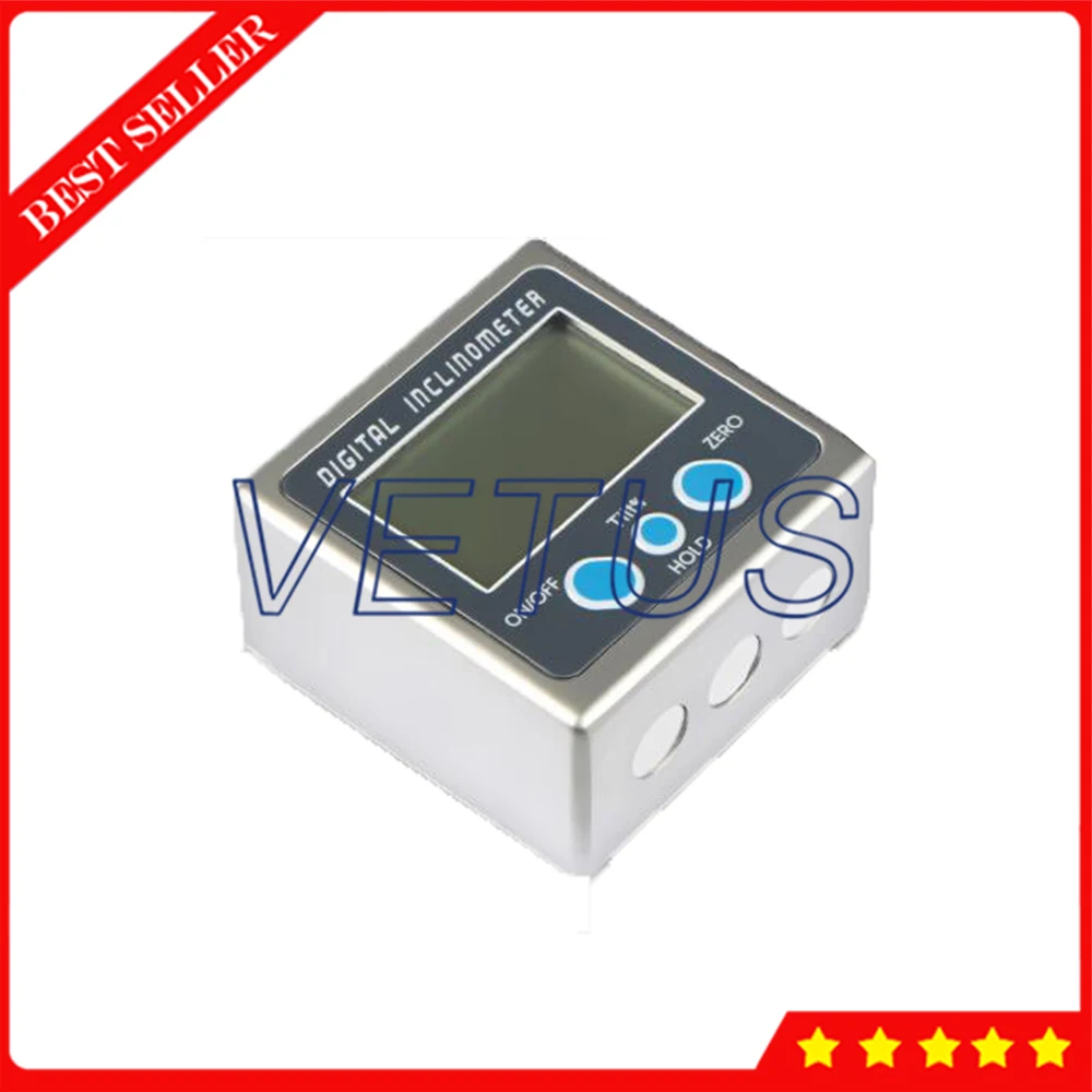 2*180 Мини цифровой Inclinometer5415-180 Eelectronic Bevel Box транспортир измеритель уровня угла с 3
