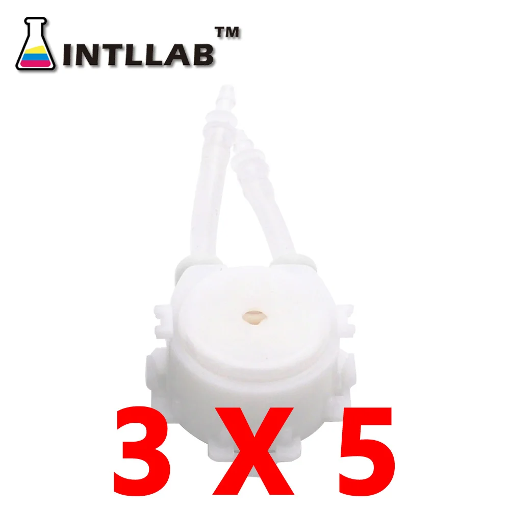 INTLLAB 12 В DC DIY перистальтический насос дозирующий насос для аквариума лаборатория аналитический - Напряжение: PUMP HEAD 3X5