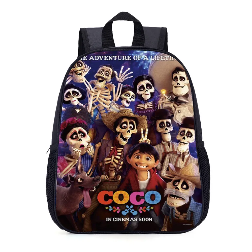 35 см Movie COCO Pixar Miguel, рюкзак для гитары, школьные сумки, повседневный рюкзак с 3D принтом черепа, ранец, Подарочная сумка для мальчиков