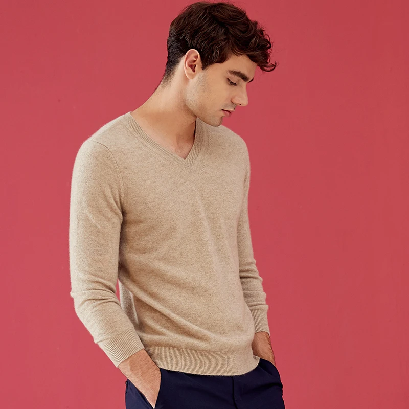 Мужской Повседневный пуловер ZHILI кашемировый свитер на осень и зиму 2018 |