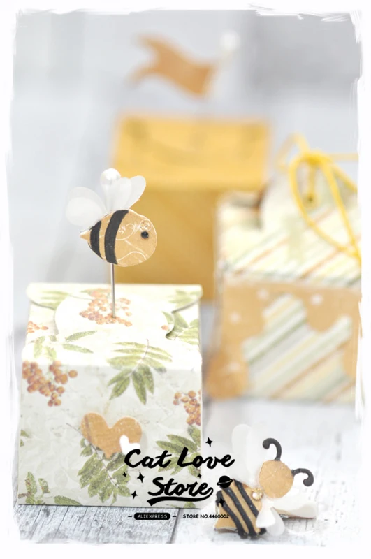 Металлические Вырубные штампы Little Bee трафареты для рукоделия декоративные