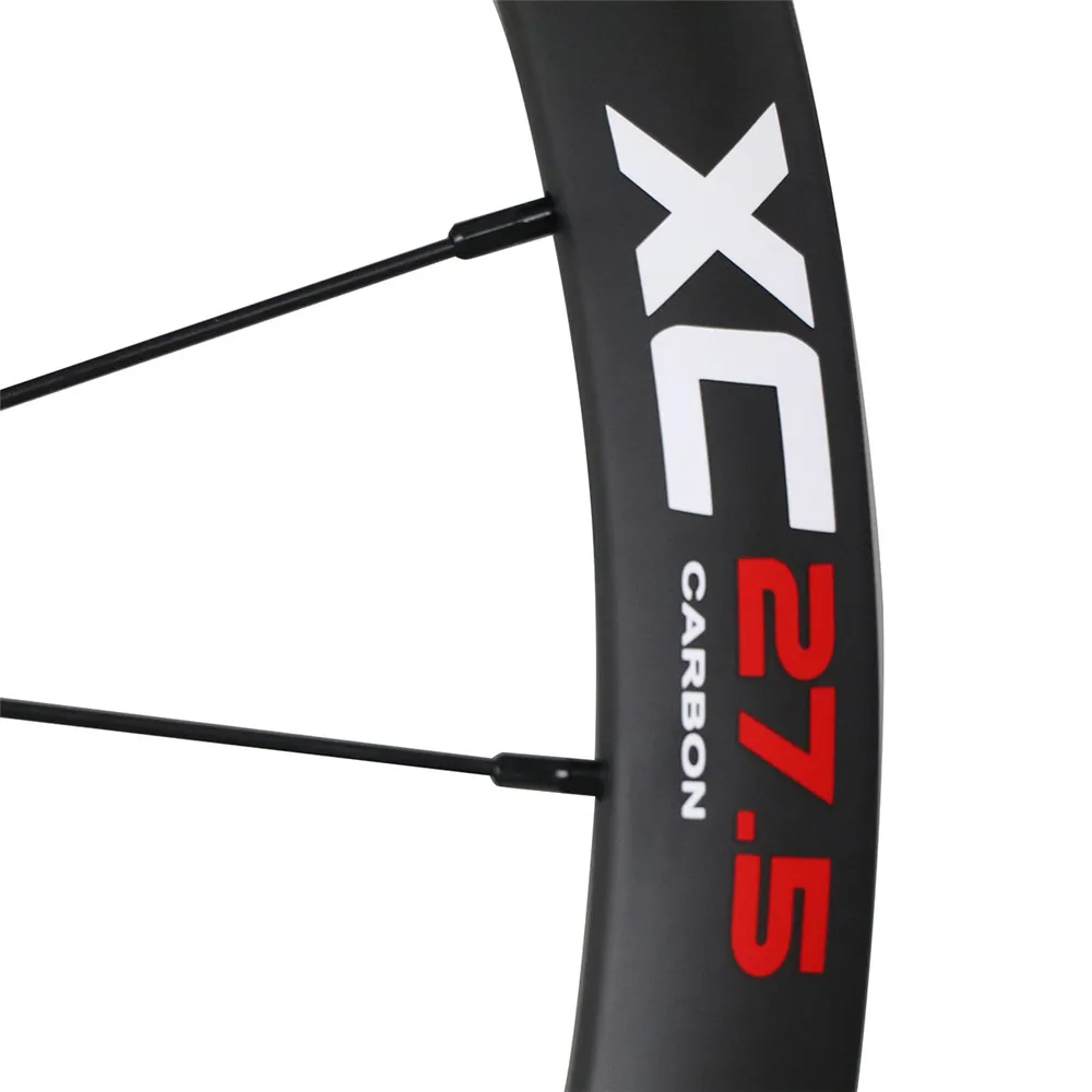 ICAN Bikes carbon 27.5er-30mm width mtb wheelset clincher fit for XC mountain bike high-end rimset with 28/28H | Спорт и развлечения