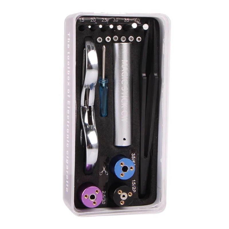 Электронная сигарета DIY инструмент Kuro koiler 6 в 1 Master RDA/RBA Tank Micro Wire Coil Jig Atomize набор