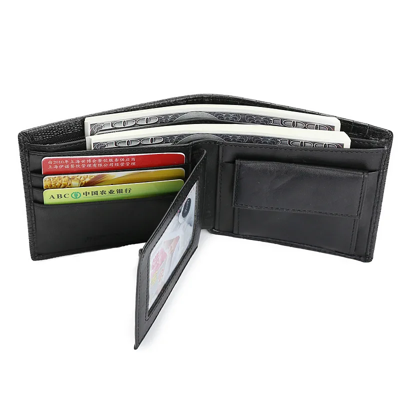 JINBAOLAI мужские кошельки ретро дизайн натуральная кожа Аллигатор голова зерна 3