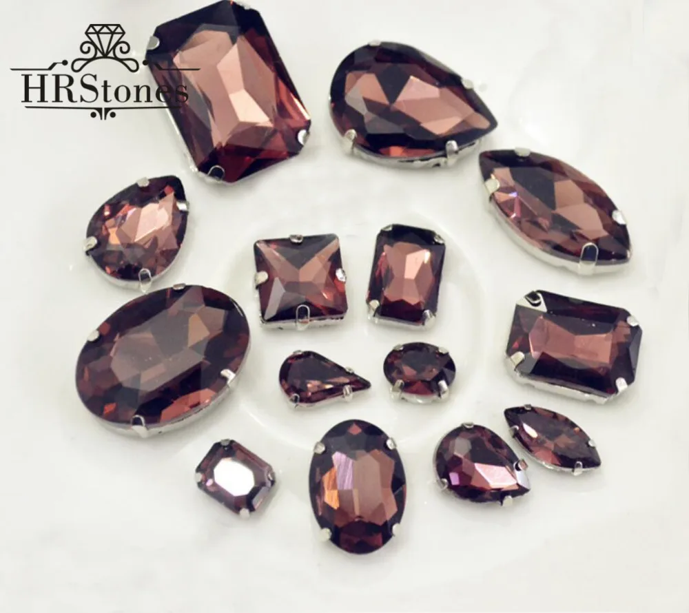 Коготь стразы капли воды Бургундия Strass Rivoli 8 мм 8x13 10x14 13x18 шитье вечерние платья