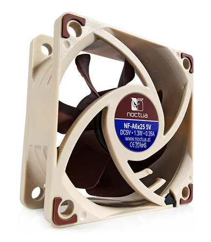 Вентилятор для охлаждения Noctua 5 В 60 мм 19 3 дБ (А) вентилятор радиатора компьютерные