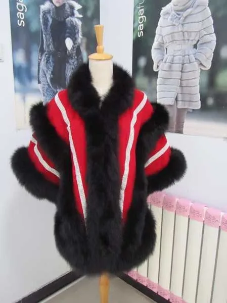 Бесплатная доставка натуральные кашемировые шали из лисьего меха женское Модное