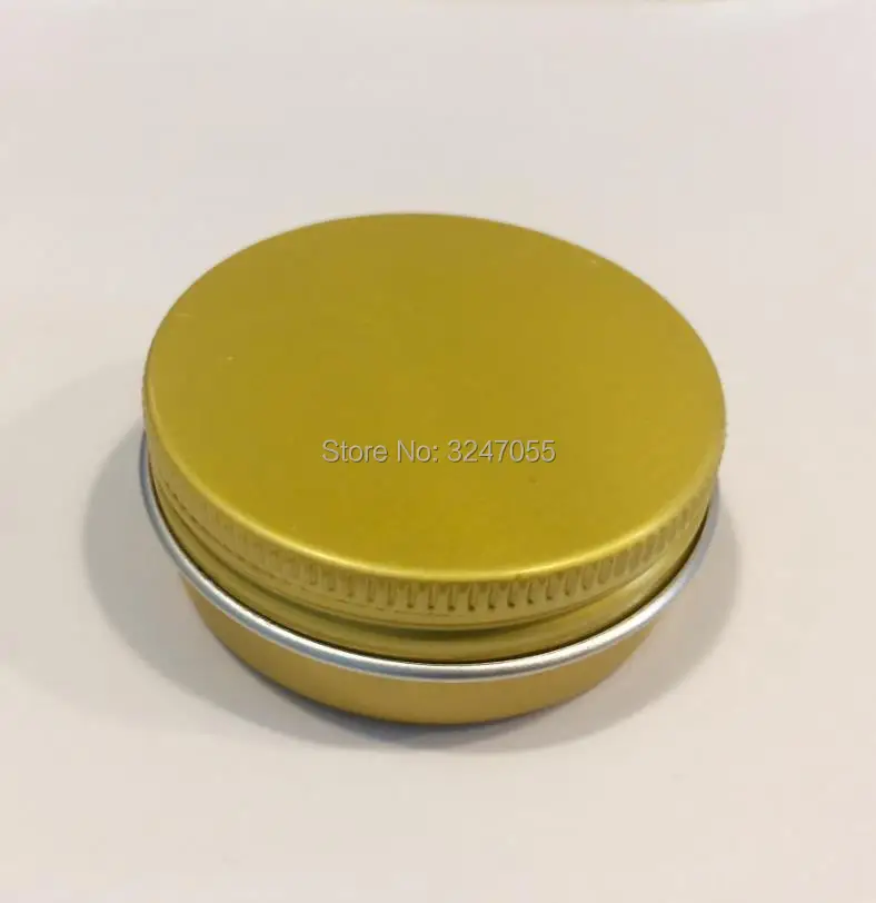 30ml/ж D50 * H20mm золото пустые для косметического крема упаковочная банка Алюминий
