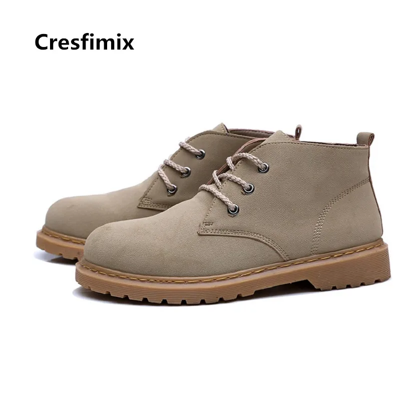 Cresfimix Chaussures Masculines/мужские модные коричневые туфли высокого качества на шнуровке