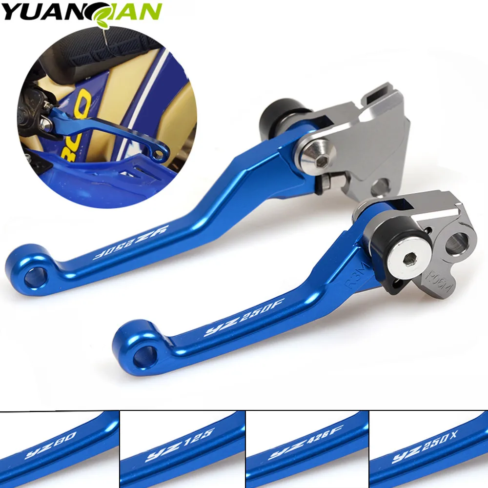 

Для YAMAHA YZ125 YZ250 YZ426F YZ450F YZ250F YZ 125 250 426F 450F 250F 2001-2007 ЧПУ Сводные сцепные рычаги Байк синий