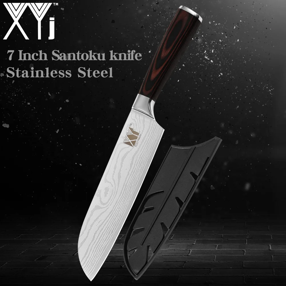 XYj лучший шеф повара партнер кухонные ножи набор супер острый нержавеющая сталь