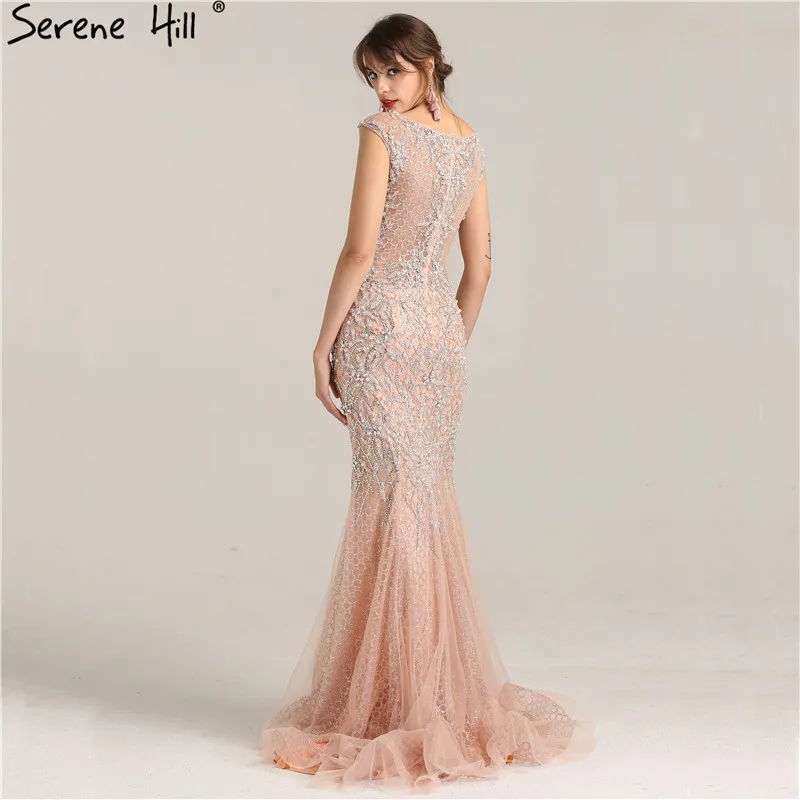 Роскошные вечерние платья с блестками и бусинами 2020 прозрачное официальное