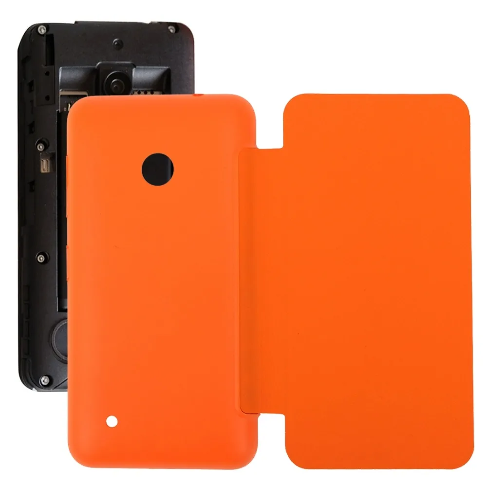 Горизонтальный флип сплошной Цвет Батарея задняя крышка чехол для Nokia Lumia
