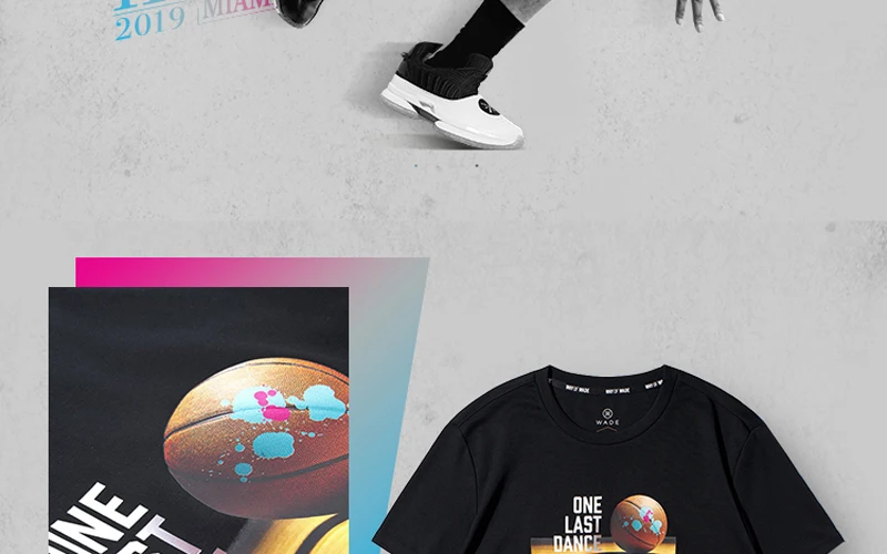Li-Ning, Мужская баскетбольная майка Wade One Long Dance, хлопковая Футболка с подкладкой, дышащие спортивные футболки, топы AHSP675 MTS3113