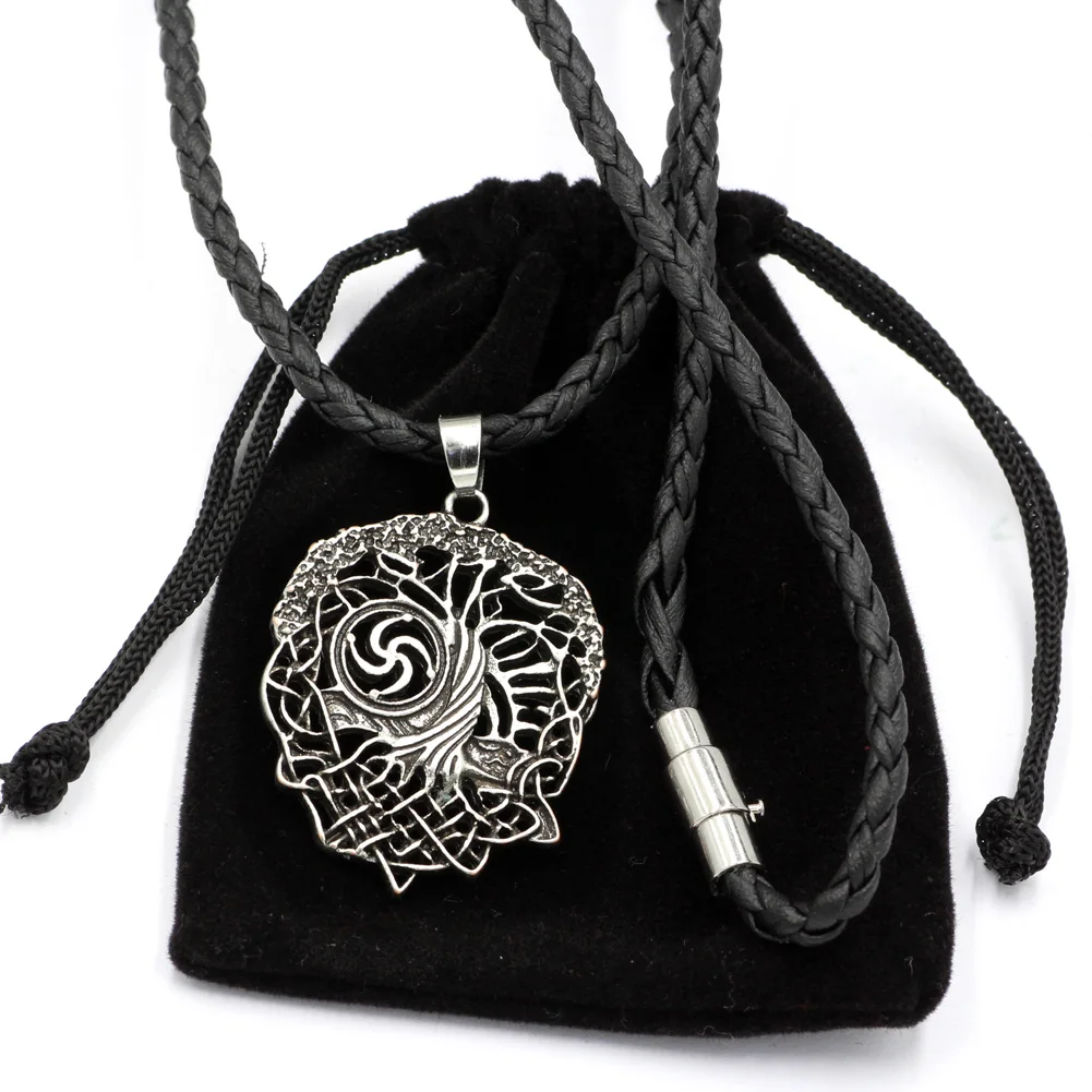 Ожерелье с деревом жизни семейное дерево славянская подвеска в виде символа