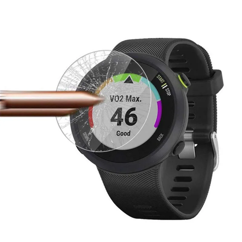 Закаленное Стекло Защитная пленка для часов Garmin Forerunner 45/45S Fr45 Смарт-часы закаленное полная защитная крышка для экрана