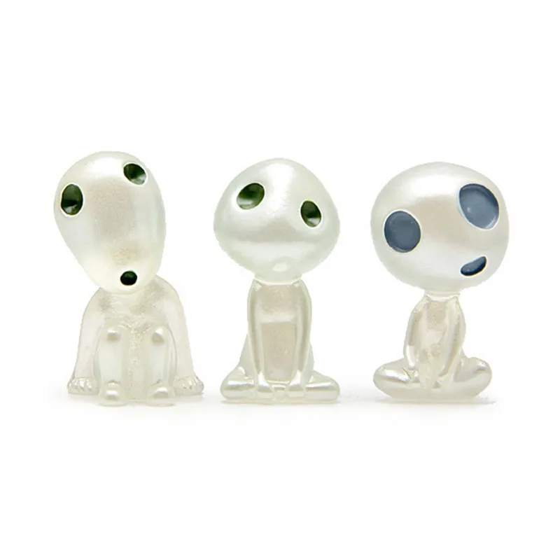 6 шт./компл. аниме Принцесса Мононоке световой дерево эльфы дух Кодама